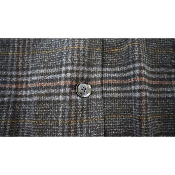 Tommy Hilfiger Men's Sz 44R Multi Addison Wool Blend Trim Fit Overcoat $395 - Picture 10 of 13